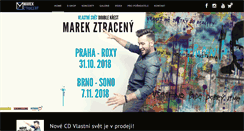 Desktop Screenshot of marekztraceny.cz